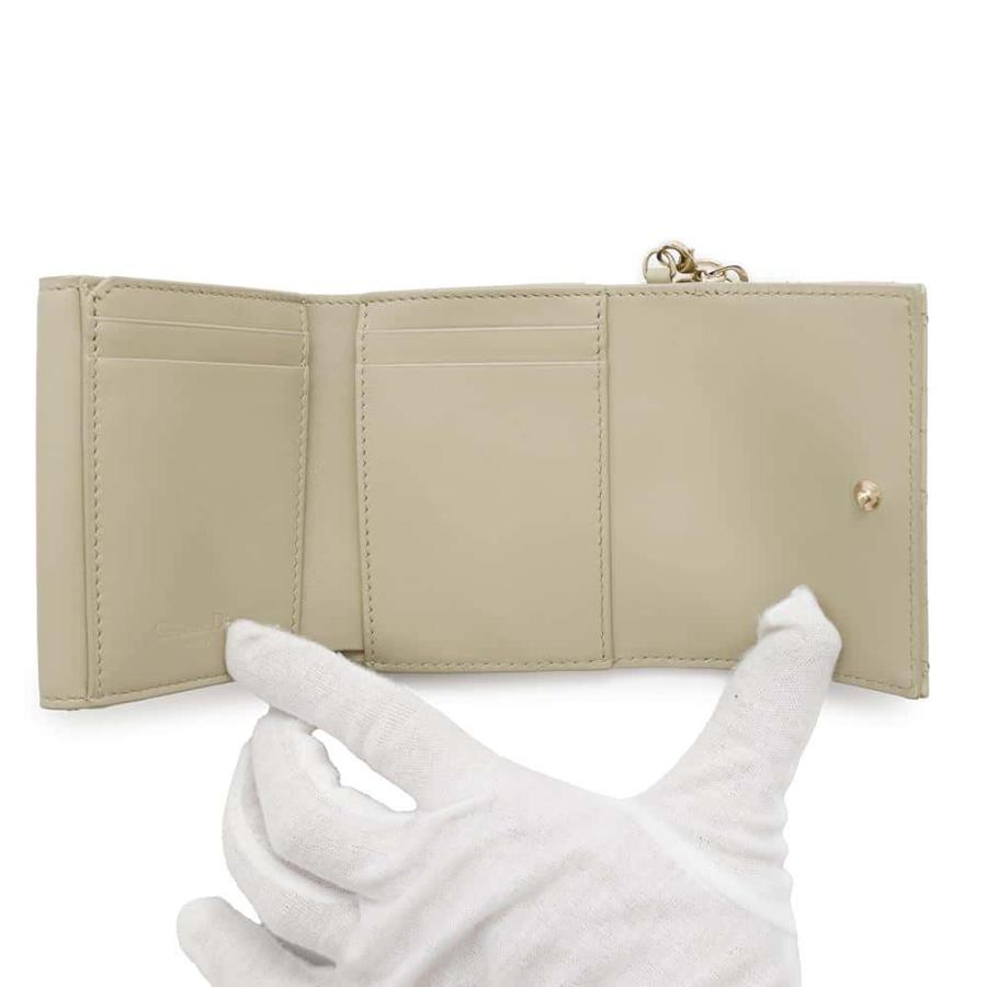 クリスチャン・ディオール 三つ折り財布 レディディオール ロータス