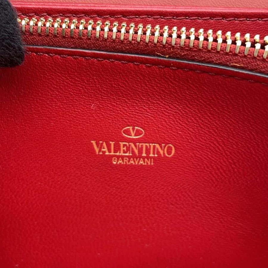 ヴァレンティノ・ガラヴァーニ 長財布 スタッズ ハートロング