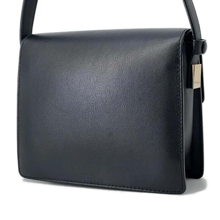 デルボー ショルダーバッグ マダム ミニ レザー Delvaux バッグ 黒  