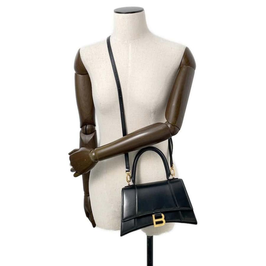 バレンシアガ ハンドバッグ アワーグラスHourglass スモール S レザー