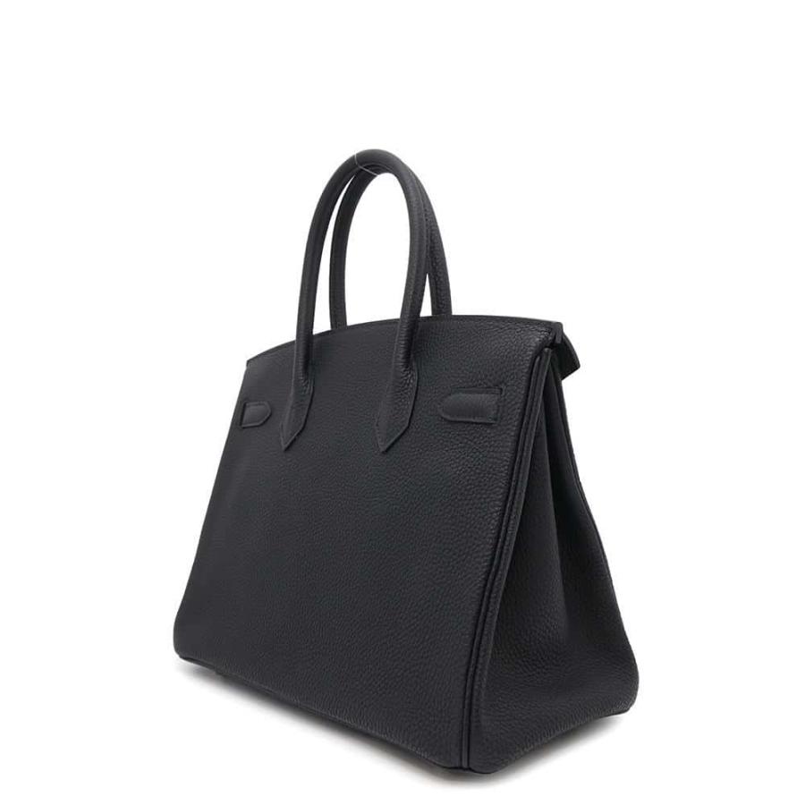 エルメス バーキン30 ブラック/シルバー金具 トゴ □N刻印 HERMES
