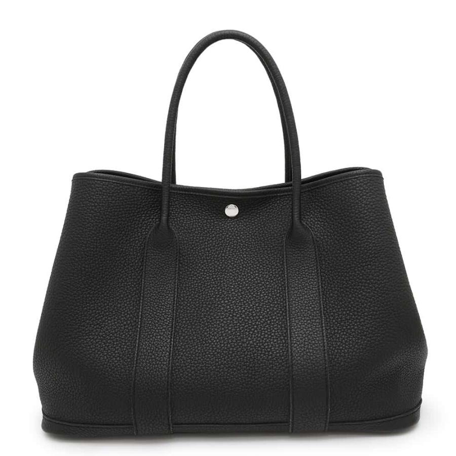 エルメス トートバッグ ガーデンパーティPM ブラック/シルバー エルメス トートバッグ ガーデンパーティPM ブラック/シルバー