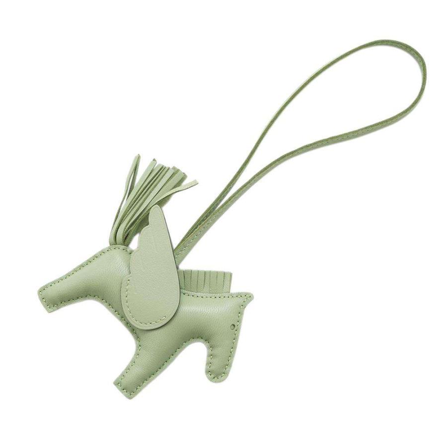 未使用 エルメスHERMES ロデオ ペガサス ヴェールクリケット ラムスキン エルメス バッグチャーム ロデオPM ペガサス ヴェールクリケット