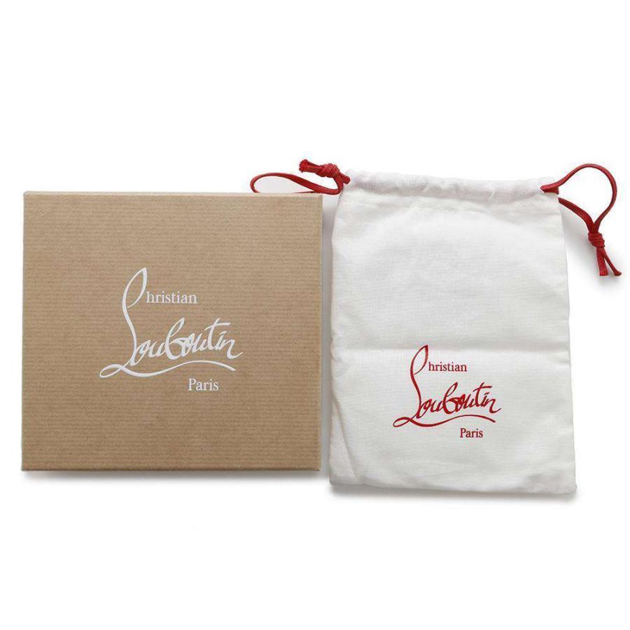 クリスチャン・ルブタン 二つ折り財布 マネークリップ CLロゴ レザー