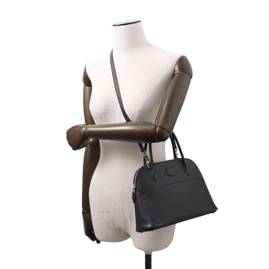 エルメス ハンドバッグ ボリード27 ブラック/シルバー金具 エプソン