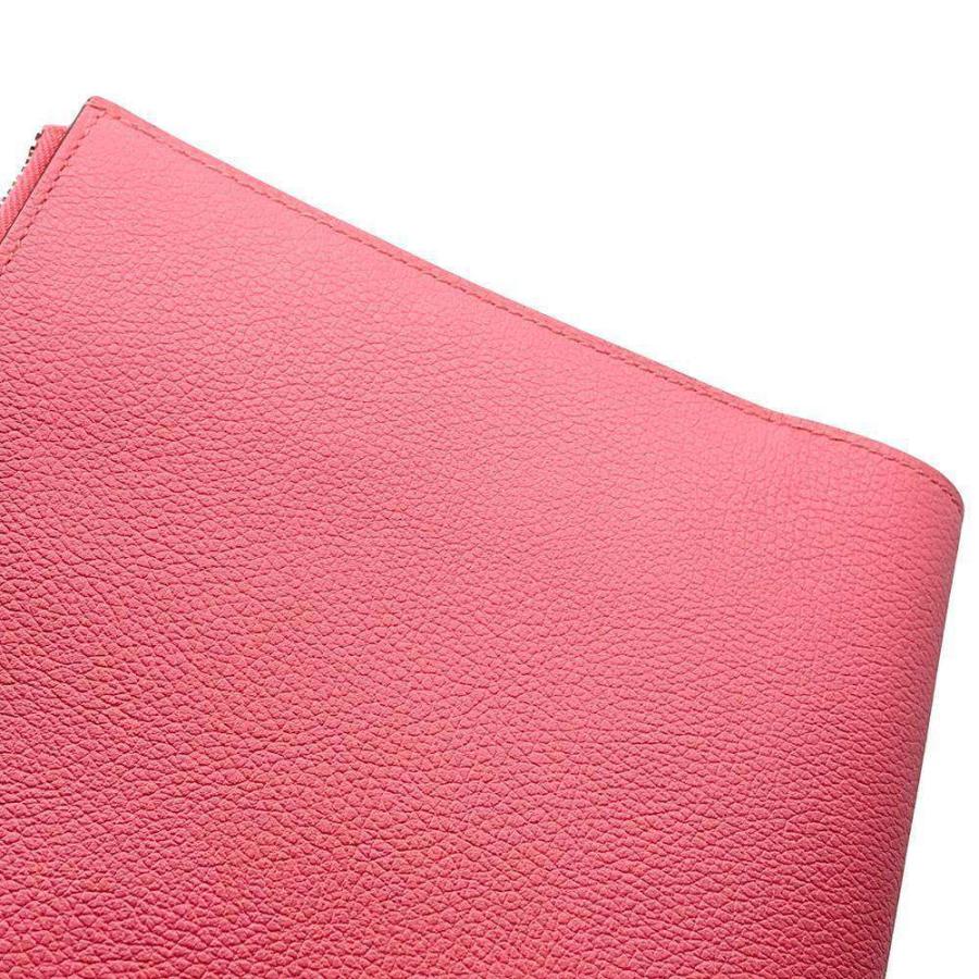 エルメス ノートカバー EAジップ ローズアザレ/シルバー金具 エバー 