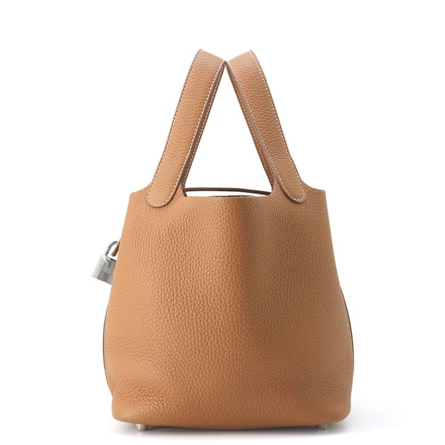エルメス ハンドバッグ ピコタンロックPM ゴールド/シルバー金具 エルメス ハンドバッグ ピコタンロックPM ゴールド/シルバー金具