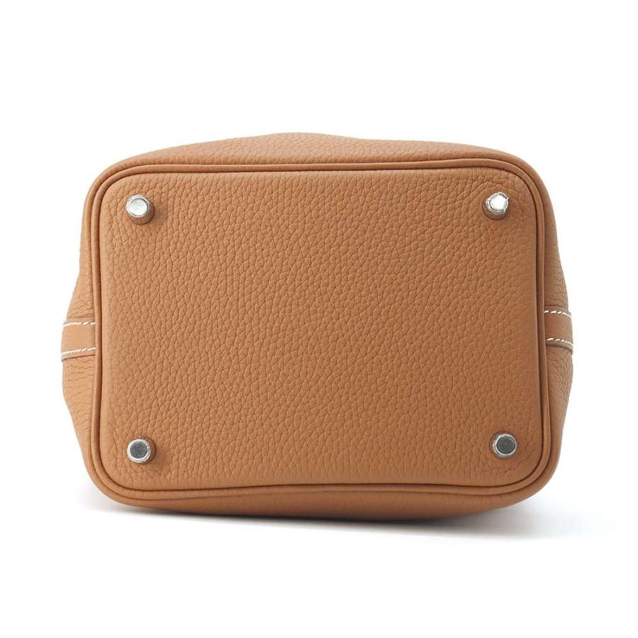 エルメス ハンドバッグ ピコタンロックPM ゴールド/シルバー金具