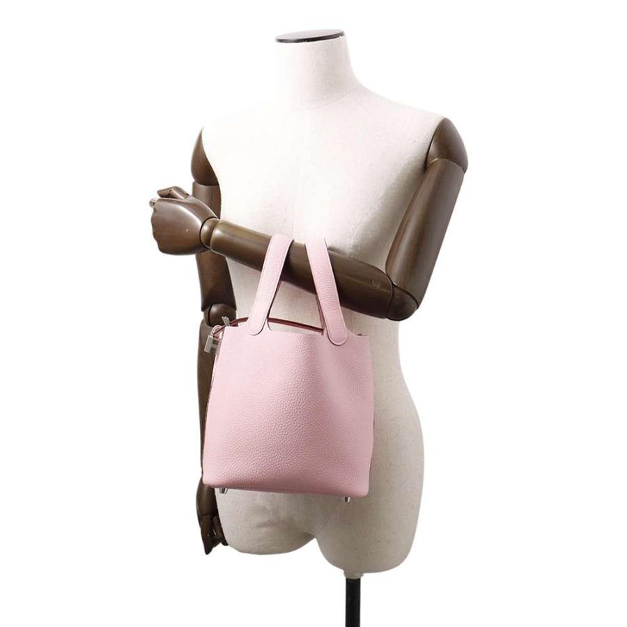 エルメス ハンドバッグ ピコタンロックPM ローズサクラ/シルバー金具