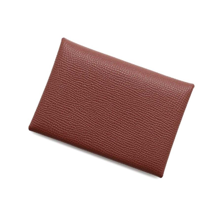 エルメス コインケース カルヴィ デュオ ヴェルソ ルージュベネチアン  