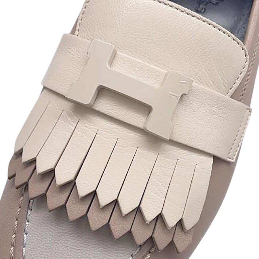 エルメス モカシン ロワイヤル レザー レディースサイズ37 1/2 HERMES