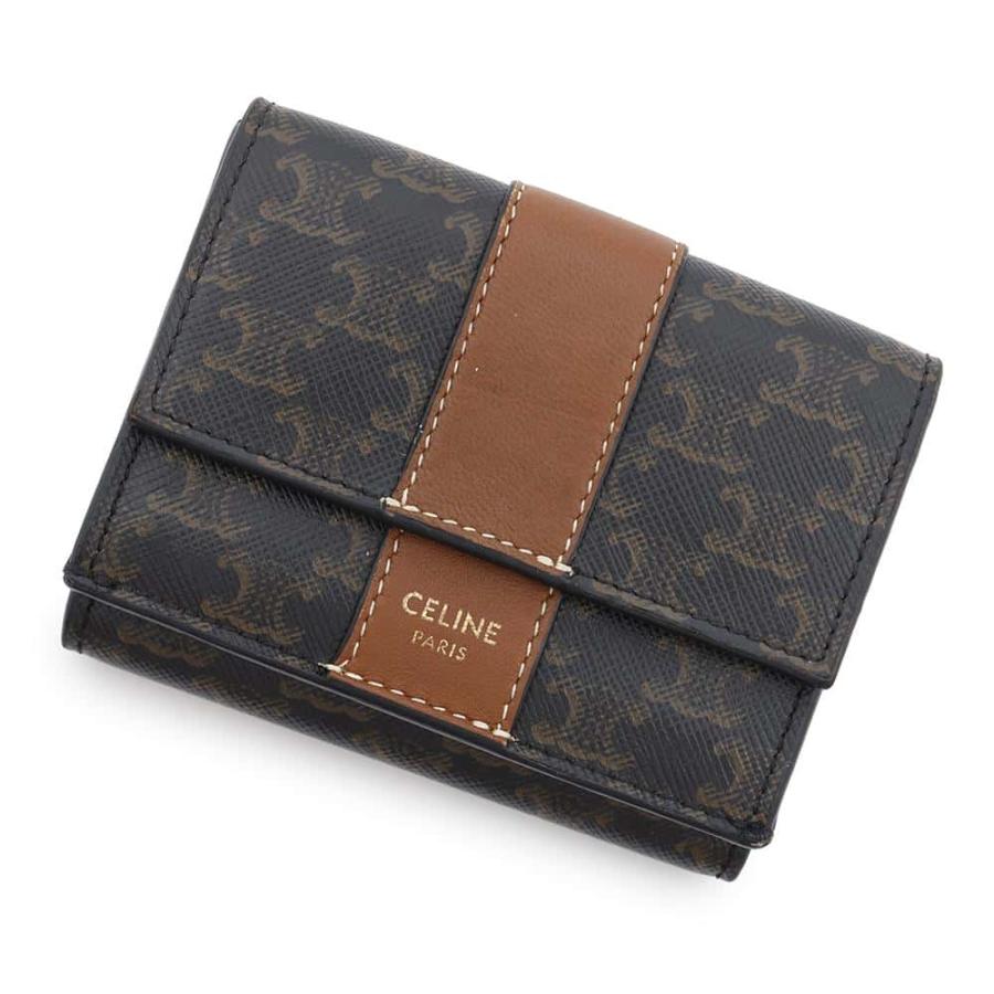 トリオンフ トリフォールド ミニウォレット CELINE（セリーヌ） [新品/正規ラッピング済] 財布 ミニ 三つ折り