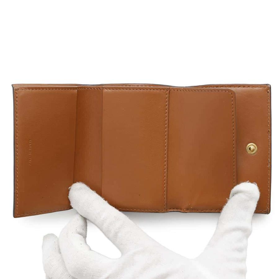 極美品　セリーヌ　スモール トリフォールド ウォレット　トリオンフ　レザー CELINE（セリーヌ） 二つ折り財布 Small Torifold Wallet スモール