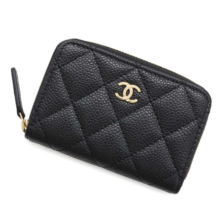 シャネル コインケース クラシック ジップコインパース マトラッセ  