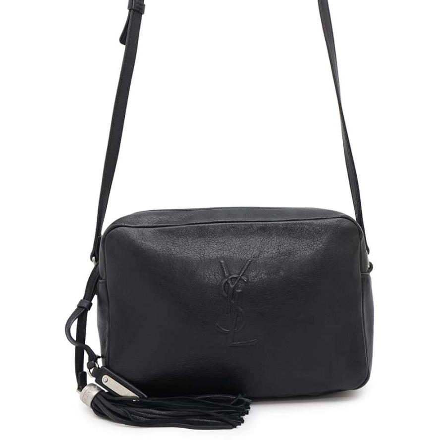 SAINT LAURENT サンローラン ルー カメラ バック グリーン 黒 国内買付 LOU CAMERA BAG ルー カメラバッグ (Saint Laurent