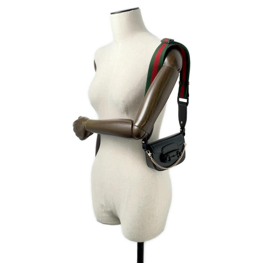 グッチ ショルダーバッグ ホースビット 1955 レザー 726863 GUCCI 2way