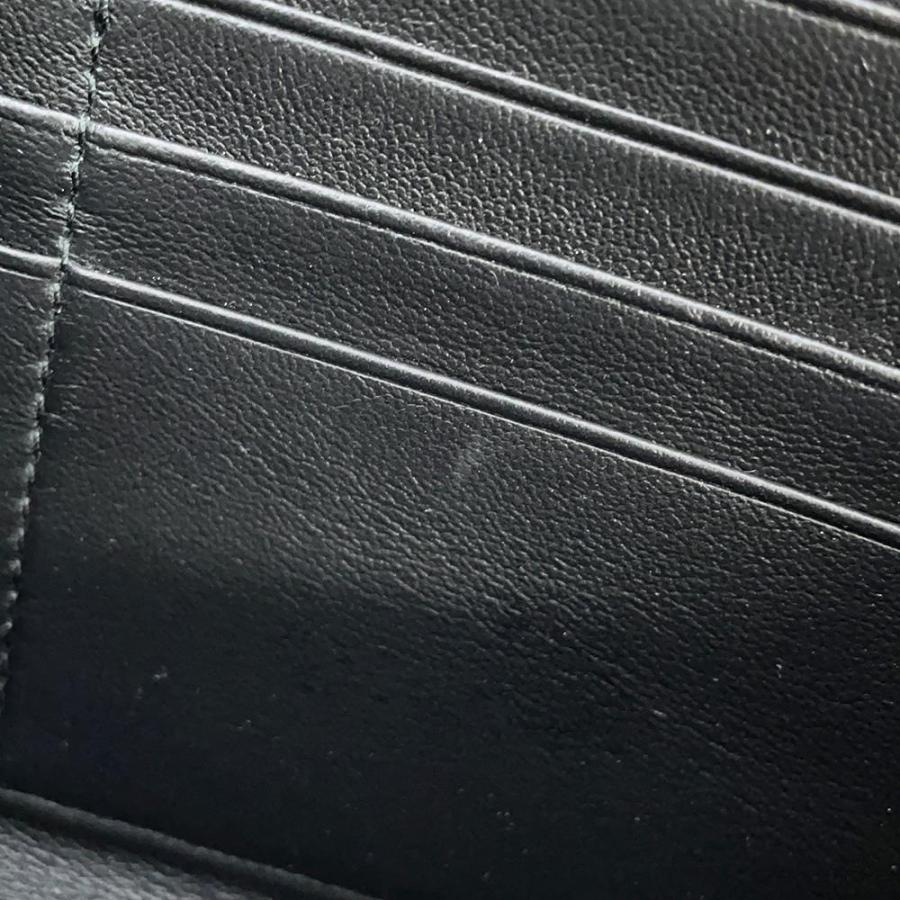 BALENCIAGA バレンシアガ クラッシュ コンチネンタル ウォレット 766447 長財布
 レザー ブラック ユニセックス【中古】【207】 バレンシアガ 長財布 クラッシュ コンチネンタル ウォレット カーフ