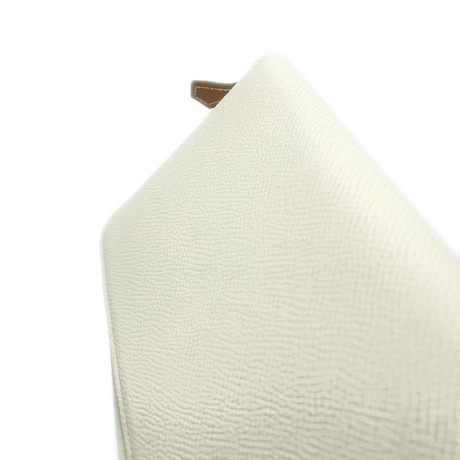エルメス 長財布 アザップロング シルクイン ナタ/シルバー金具 ヴォーエプソン U刻印 HERMES 財布 エルメス 長財布 アザップロング シルクイン ナタ/シルバー金具