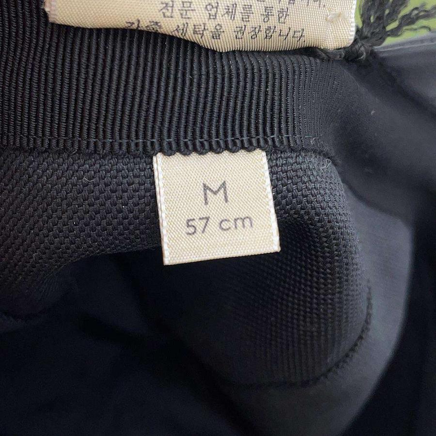 グッチ 帽子 GGキャップ コットン サイズM 777248 GUCCI 黒 : GALLERY