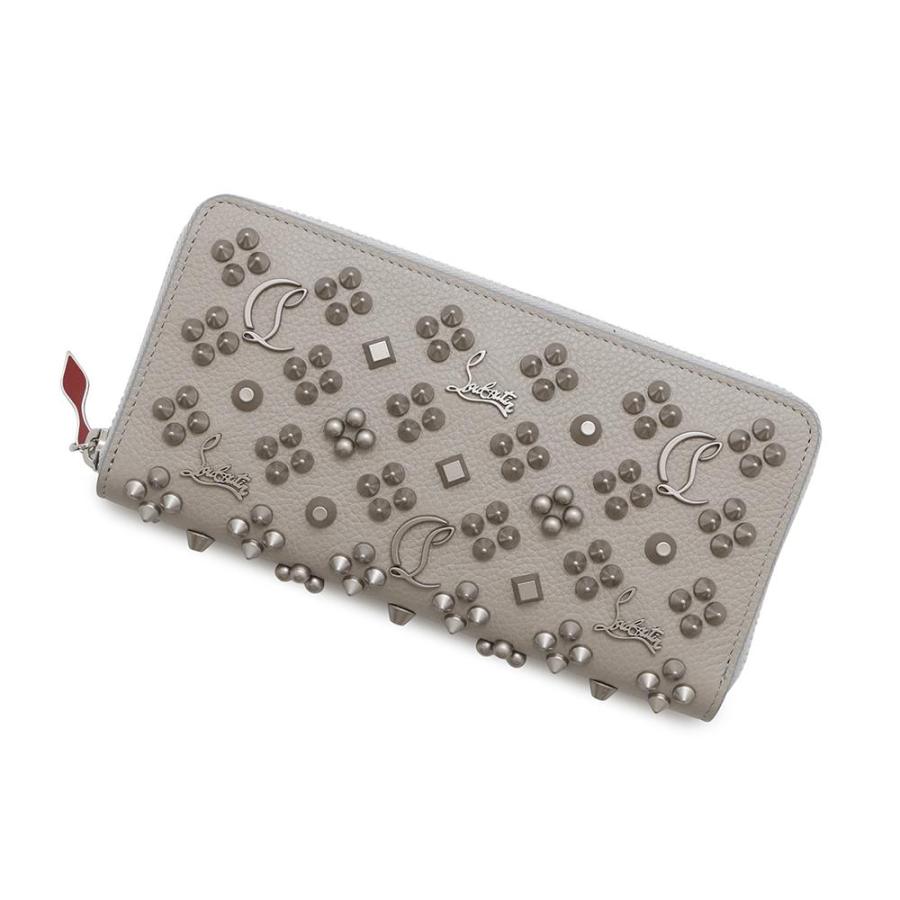 クリスチャン・ルブタン 長財布 スタッズ 3175224 ラウンドファスナー