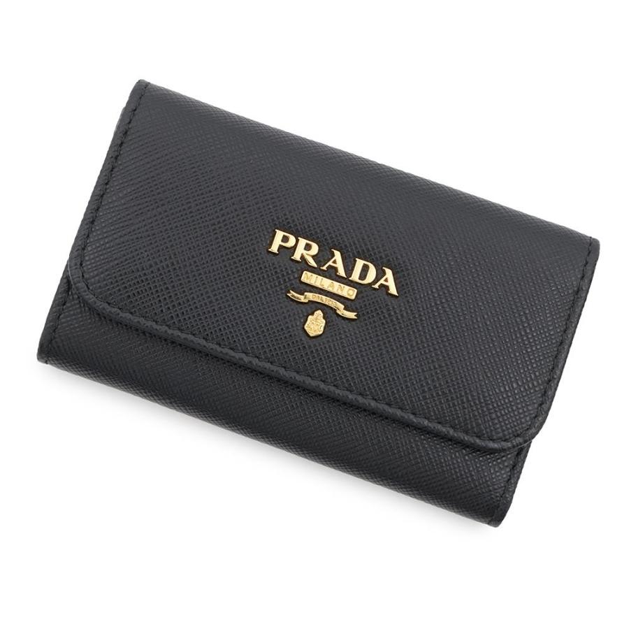 プラダ 6連キーケース サフィアーノ Saffianol 1PG222 PRADA キー