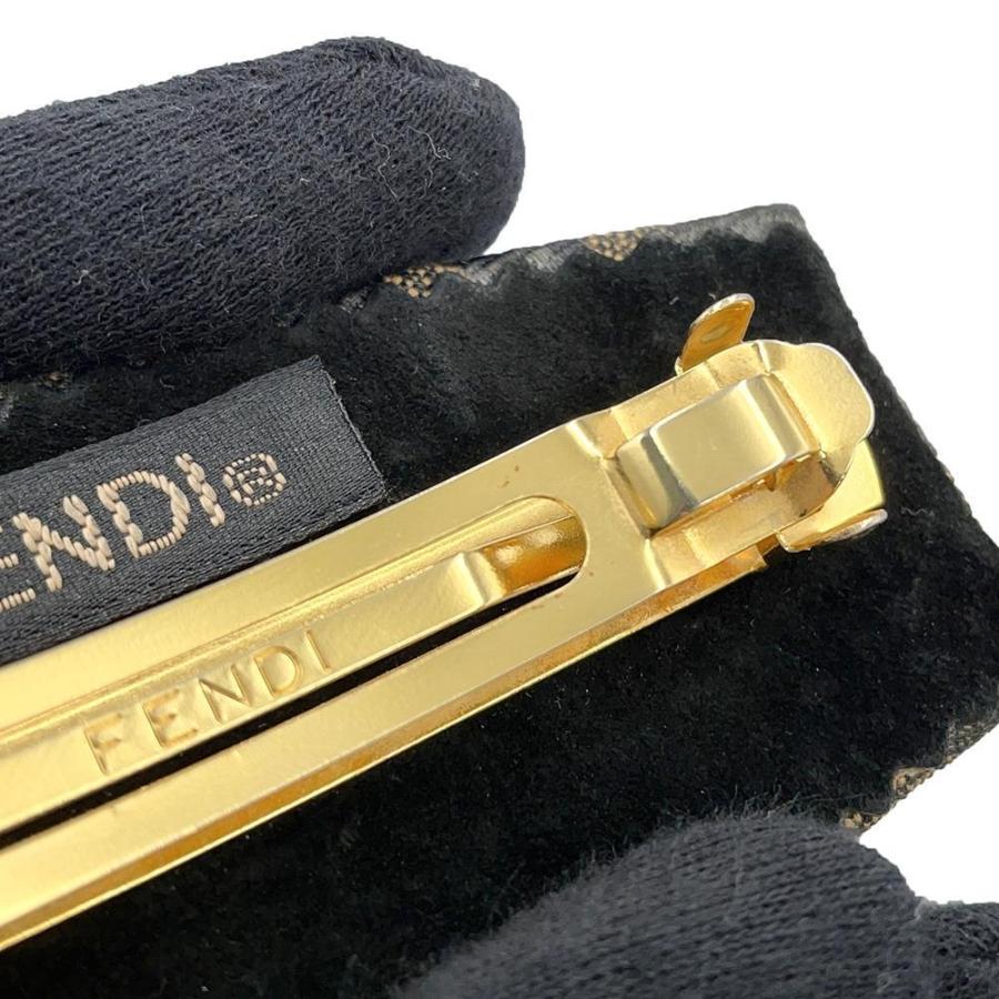 フェンディ ヘアアクセサリー ズッカ柄 バレッタ FENDI 【安心保証