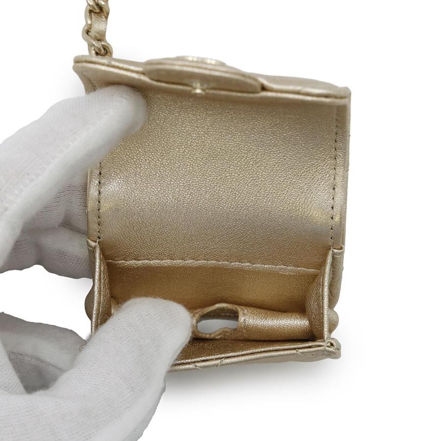 シャネル ノベルティ コインケース Airpodsproケース レザー CHANEL