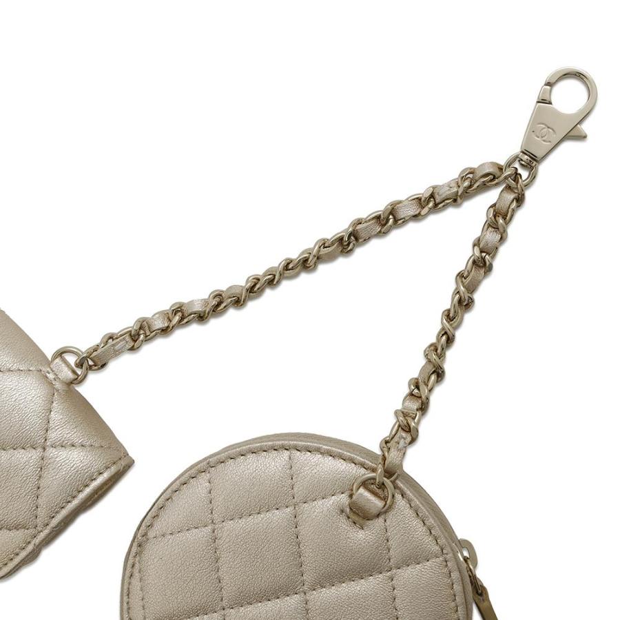 シャネル ノベルティ コインケース Airpodsproケース レザー CHANEL  