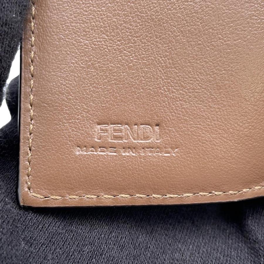FENDI ズッカ 3つ折り財布 フェンディ 三つ折り財布 ズッカ エフイズフェンディ マイクロ 8M0395