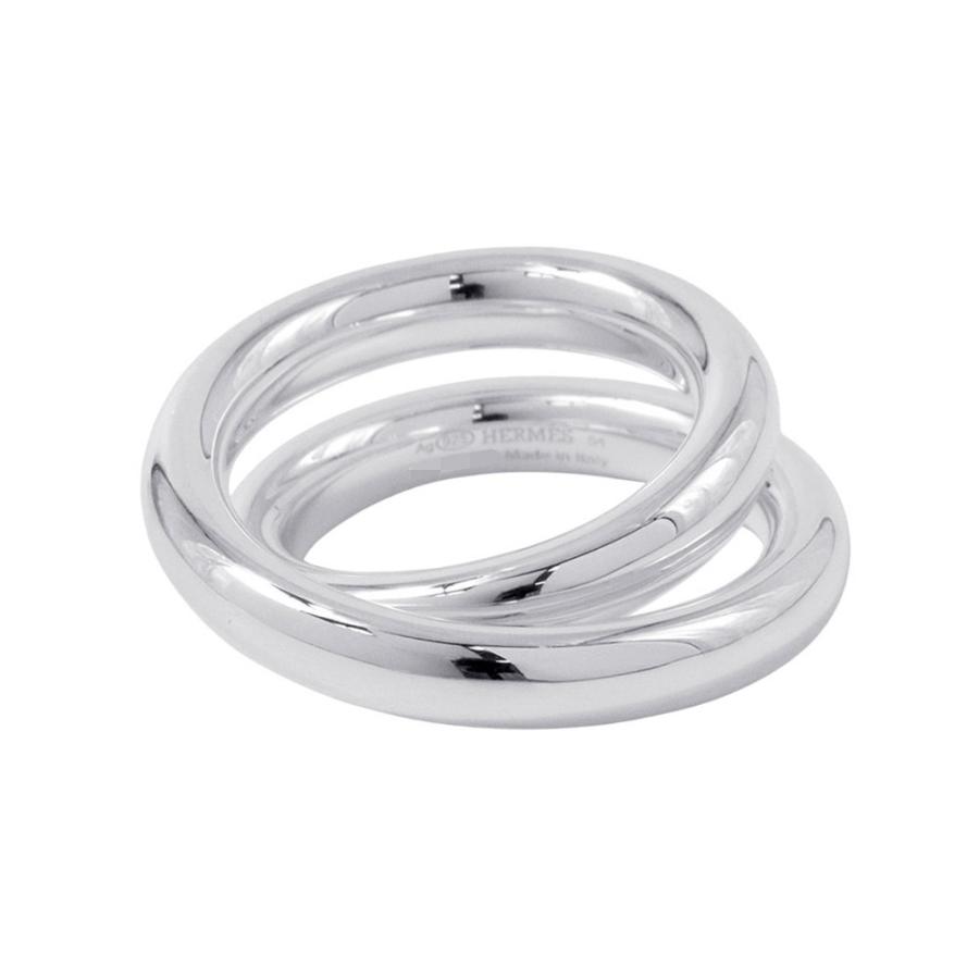 HERMES ヴェルティージュリング サイズ54号 シルバー エルメス リング ヴェルティージュ SV925シルバー リングサイズ54