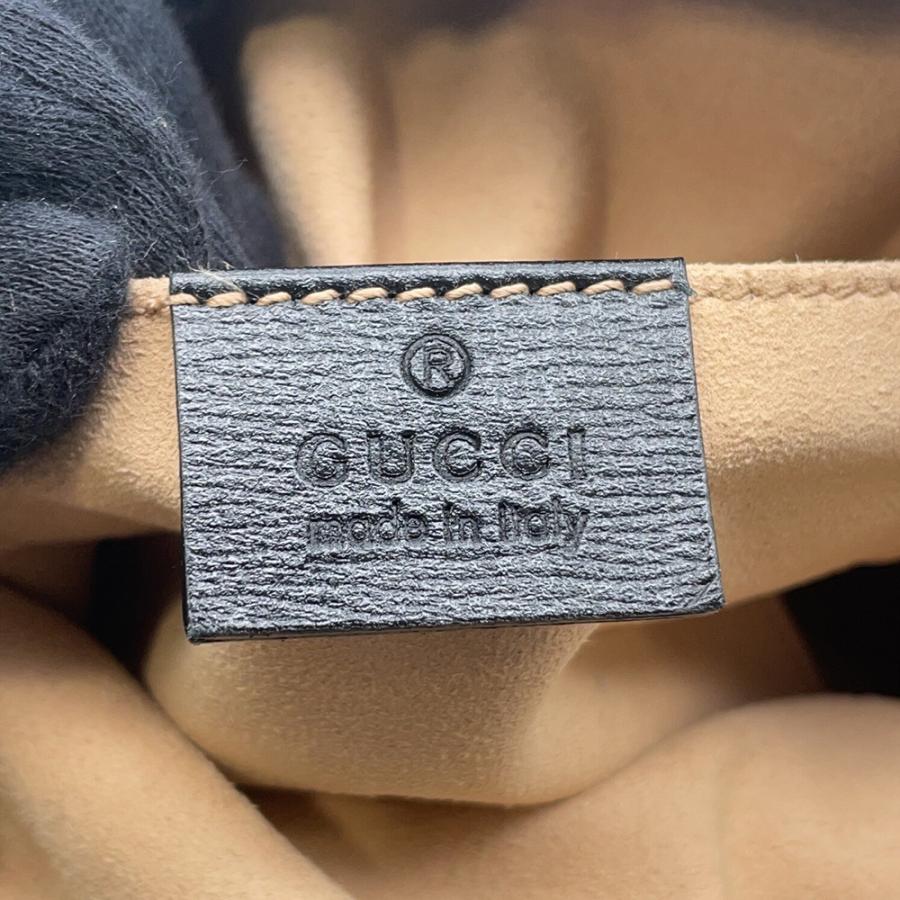 GUCCI(グッチ) ショルダーバッグ ホースビット 1955 バケットバッグ 602118 アイボリー×ダークブラウン×ベージュ 巾着型 レザー グッチ ショルダーバッグ 1955 ホースビット 602118 GUCCI バケット