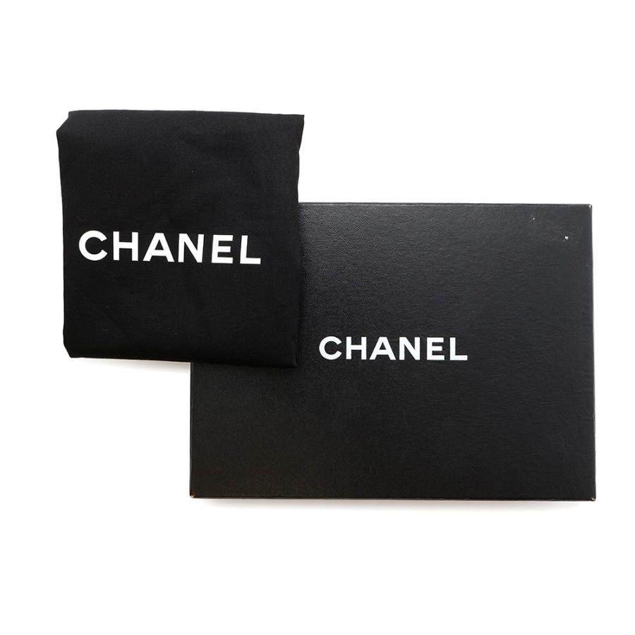 シャネル チェーンウォレット ツイード ココマーク CHANEL 財布 黒 白 CHANEL - シャネル チェーンウォレット ツイード ココマーク CHANEL