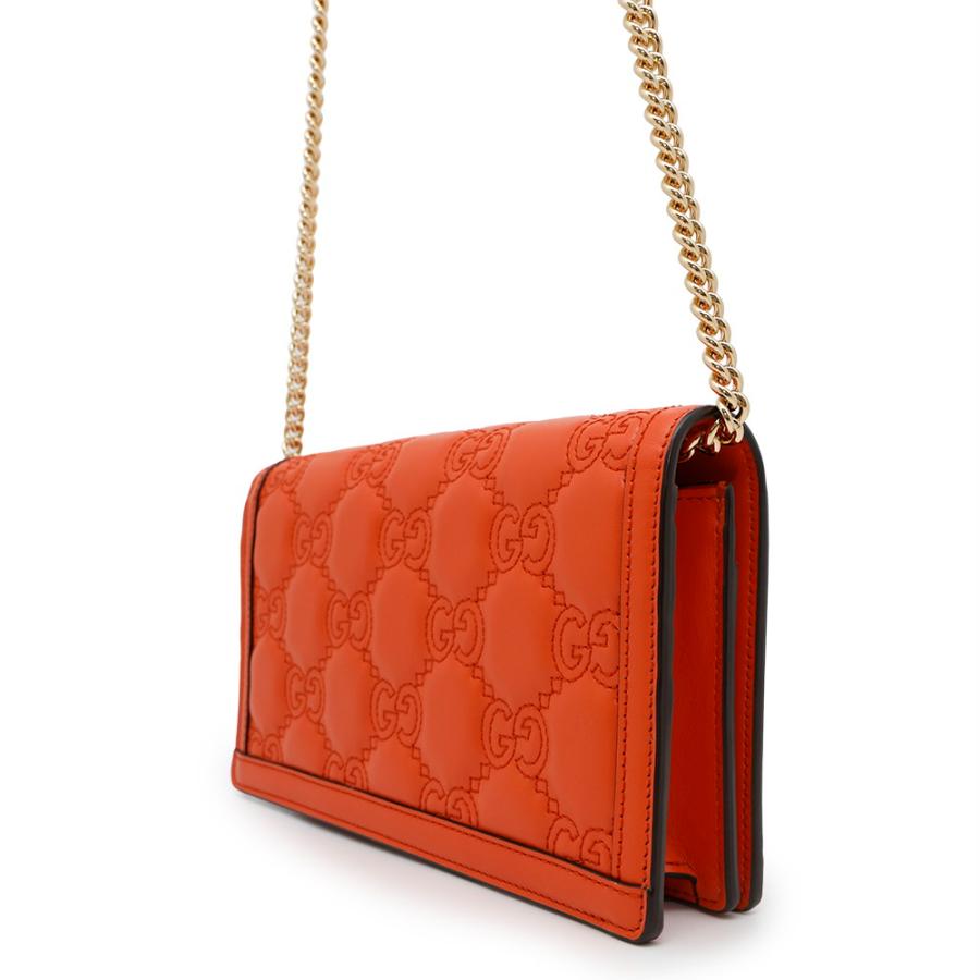グッチ チェーンウォレット GGマトラッセ レザー 723787 GUCCI 【安心  