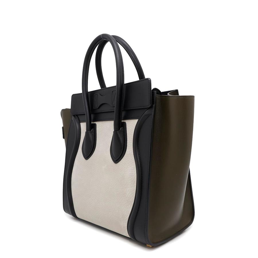 セリーヌ ハンドバッグ ラゲージ マイクロショッパー レザー CELINE