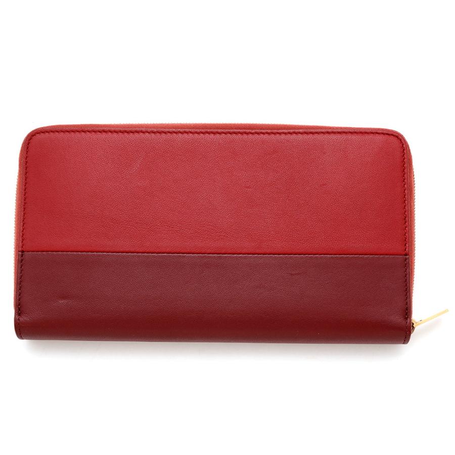 セリーヌ 長財布 バイカラー レザー 105013 CELINE ラウンド