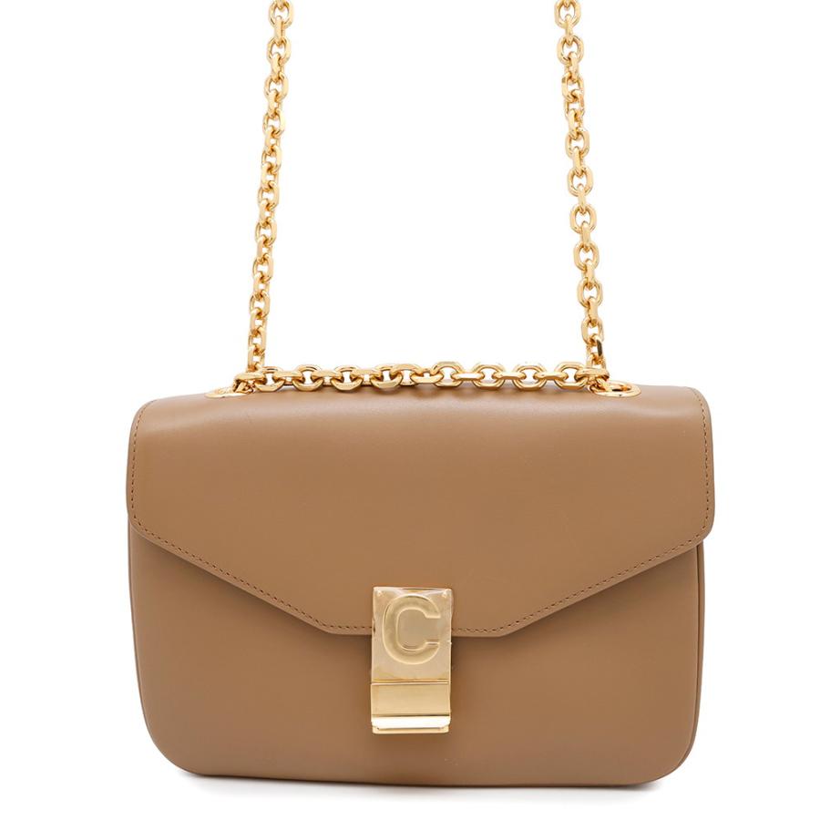 CELINE セリーヌ/Cミディアム /187253/S・C******/ABランク/09【中古】 セリーヌ チェーンショルダーバッグ Cミディアム カーフレザー 187253
