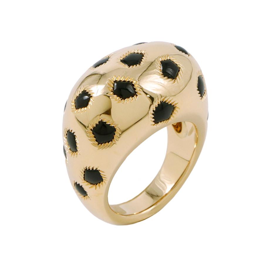 カルティエ リング パンテール ドゥ オニキス K18YGイエローゴールド