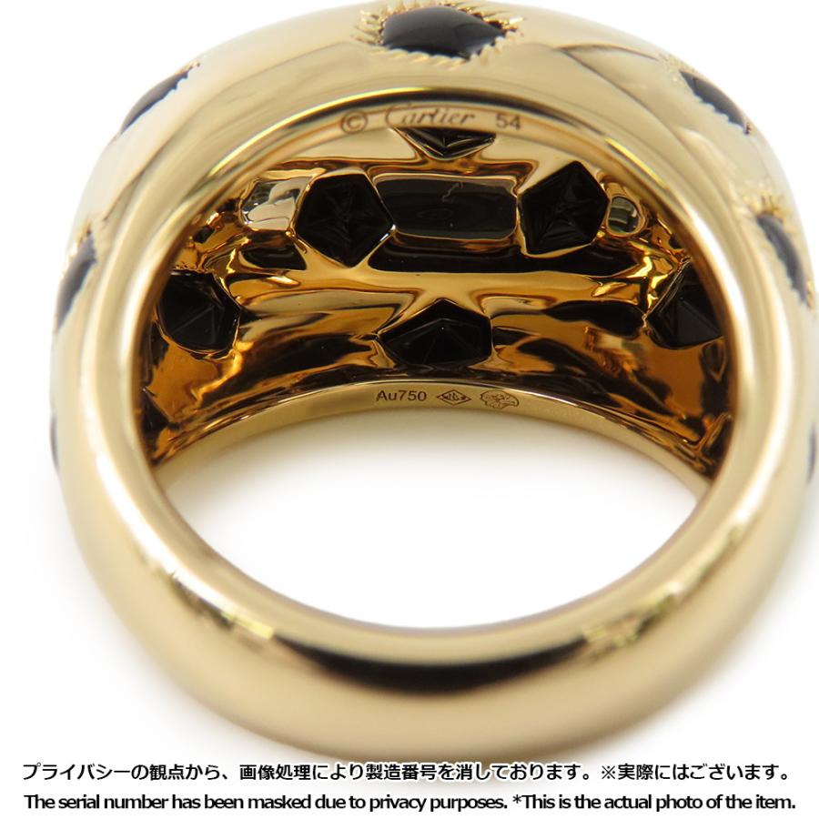 カルティエ リング パンテール ドゥ オニキス K18YGイエローゴールド