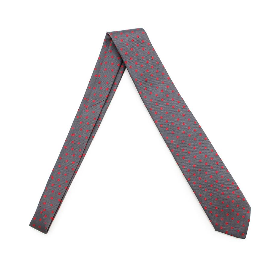 専用　エルメス　ネクタイ　バレンタインハート エルメス ネクタイ ダンシング ハート シルク Tie 7 Dancing Hearts