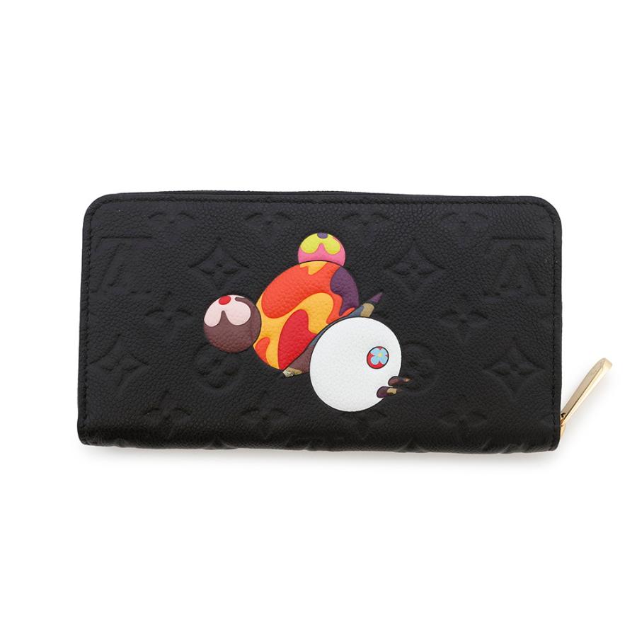 ルイヴィトン 長財布 モノグラム・アンプラント LV × TM ジッピー