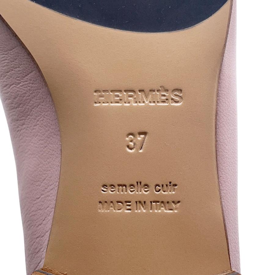 エルメス モカシン ロワイヤル レザー レディースサイズ37 HERMES 靴