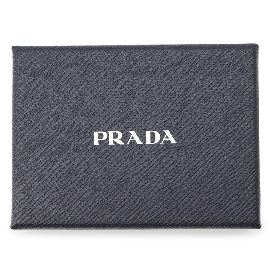 プラダ 4連キーケース 幾何学模様 サフィアーノ 1PG004 PRADA