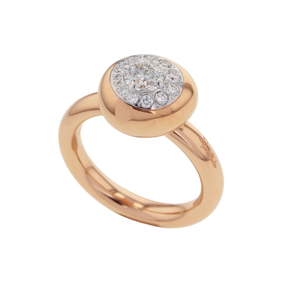 ポメラート ヌヴォラ リング サイズ55 GIA鑑定ダイヤ0.5ct 極美品 ポメラート リング ヌヴォラ ダイヤモンド 0.5ct K18PGピンクゴールド