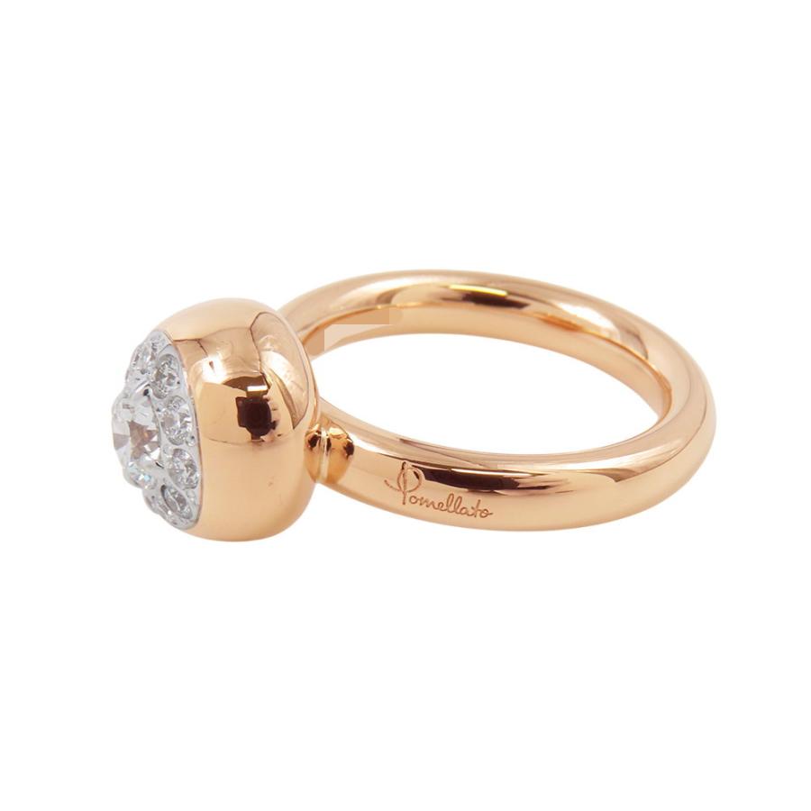 ポメラート ヌヴォラ リング サイズ55 GIA鑑定ダイヤ0.5ct 極美品 ポメラート リング ヌヴォラ ダイヤモンド 0.5ct K18PGピンクゴールド
