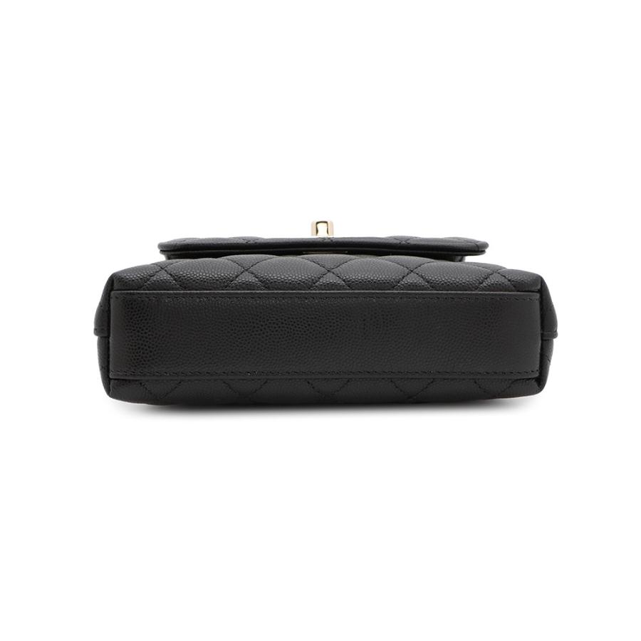未使用シャネルマイクロミニココハンドルハンドバッグマトラッセ キャビア CHANEL（シャネル） ショルダーバッグ ミニミニ ココハンドル