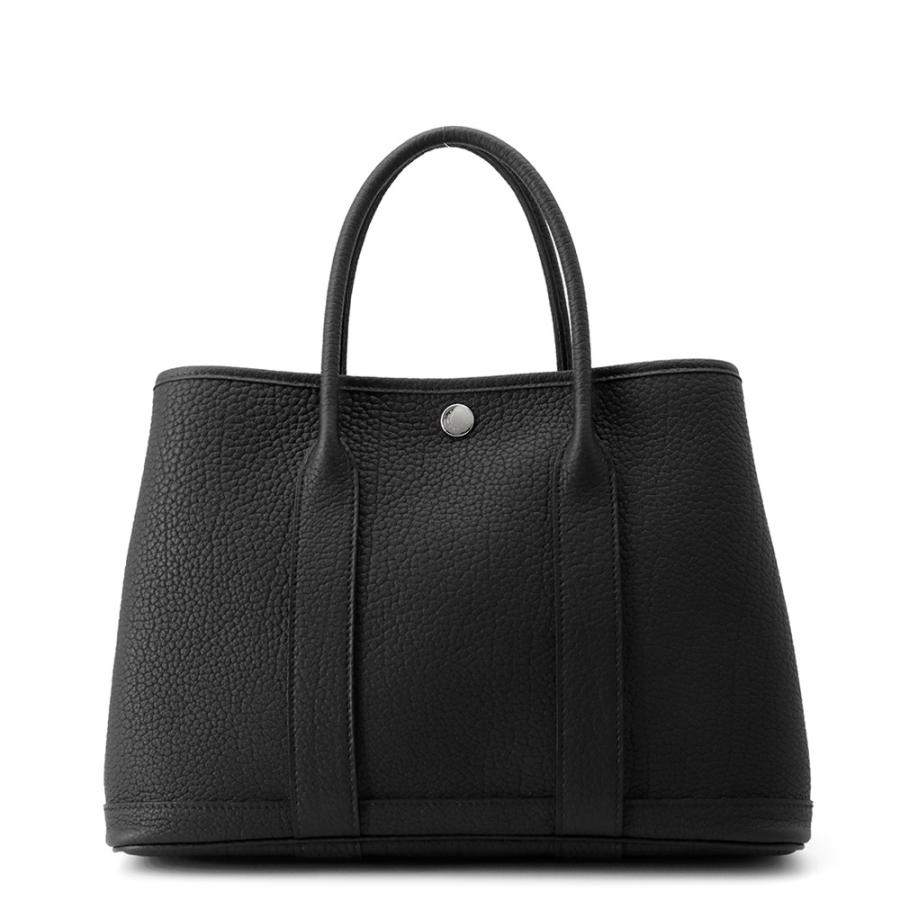 エルメス トートバッグ ガーデンパーティTPM ブラック/シルバー金具 