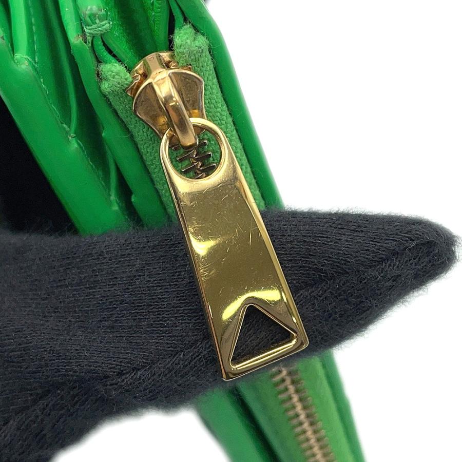 ボッテガヴェネタ 二つ折り財布 イントレチャート カセット カーフ