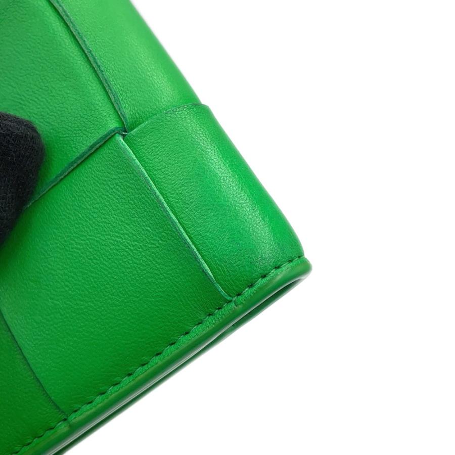 ボッテガヴェネタ 二つ折り財布 イントレチャート カセット カーフ  