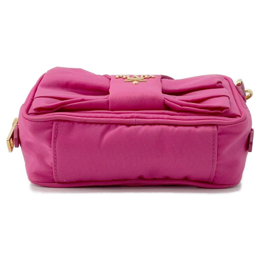 プラダ ショルダーバッグ美品  - 1N1727 プラダ ショルダーバッグ リボン ナイロン 1N1727 PRADA バッグ 【安心