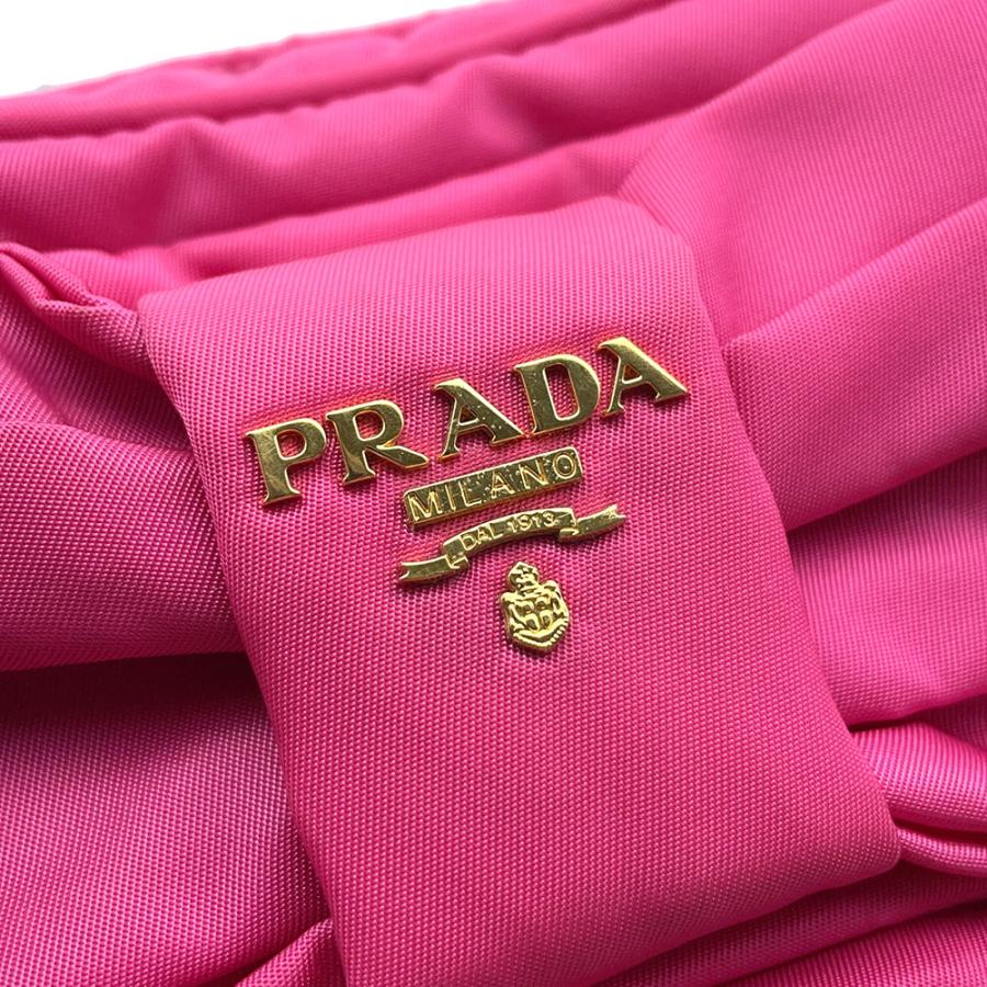 プラダ ショルダーバッグ リボン ナイロン 1N1727 PRADA バッグ 【安心